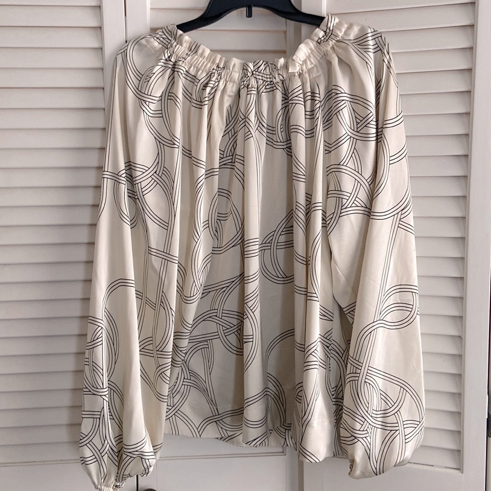 Tie back blouse